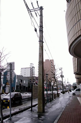 現存する日本最古のコンクリート電柱