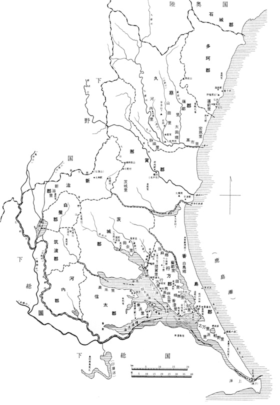 常陸風土記地図